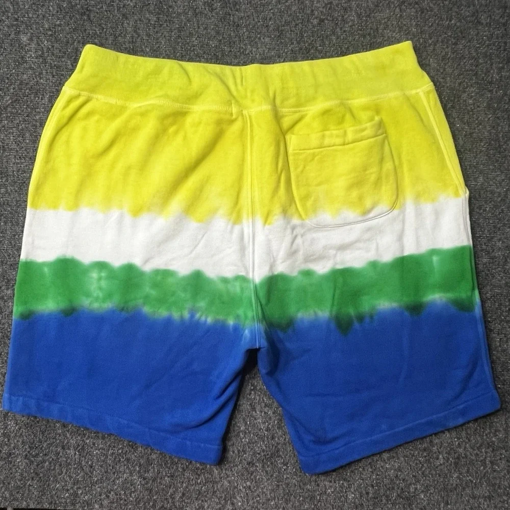 Polo Ralph Lauren Tie-Dye Fleece Sweat Shorts Men's XL Drawstring Pockets
